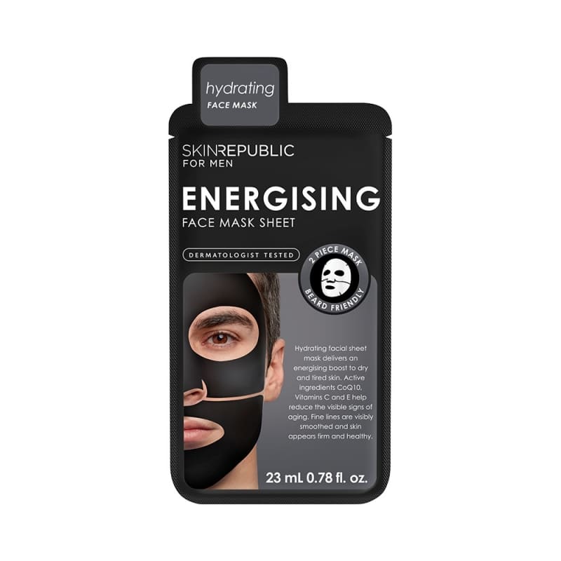 Skin Republic – Men’s Energising Face Mask Sheet – Bild 2